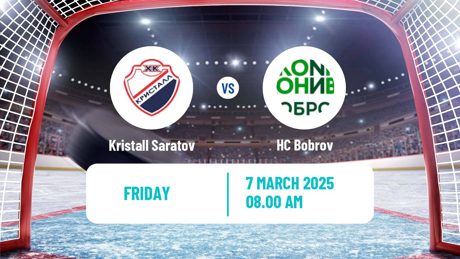 Hockey NMHL Kristall Saratov - Bobrov