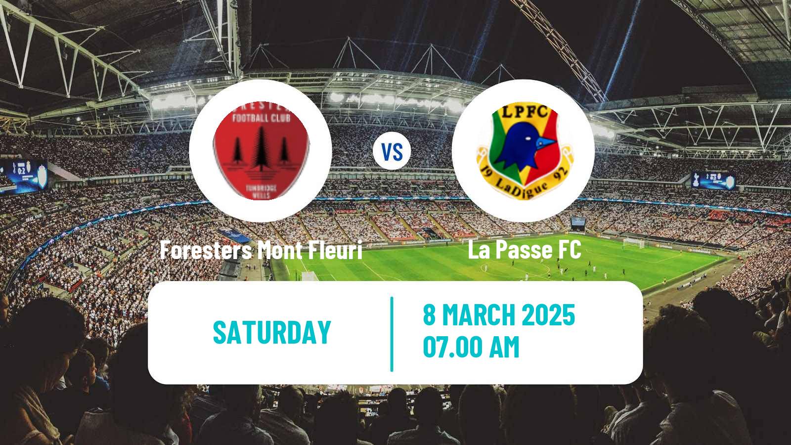 Soccer Seychelles Premier League Foresters Mont Fleuri - La Passe