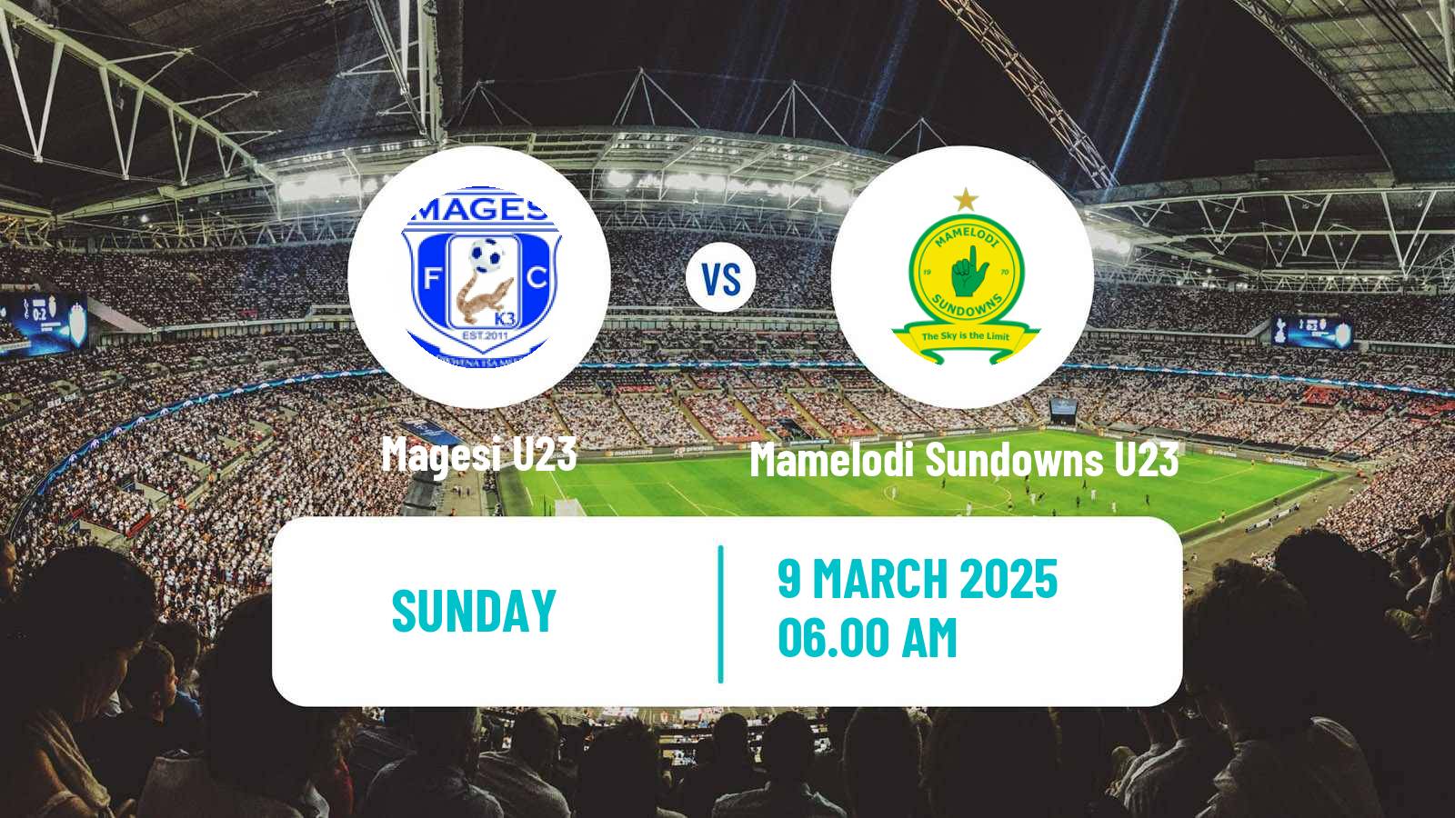 Soccer South African Diski Challenge Magesi U23 - Mamelodi Sundowns U23
