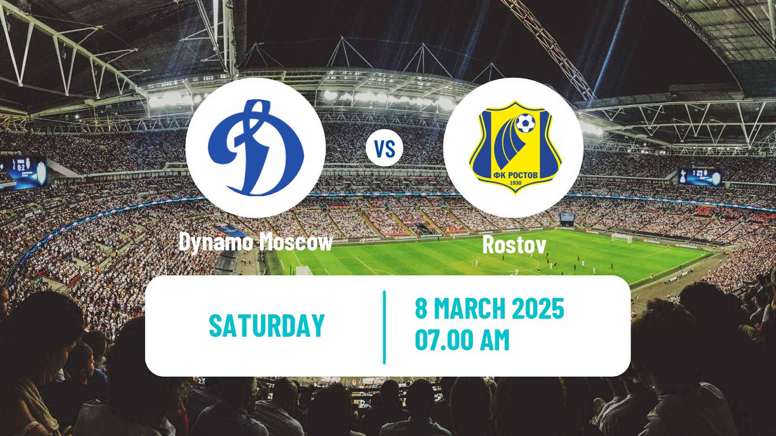 Soccer Russian Supreme Division Women Dynamo Moscow - Rostov
