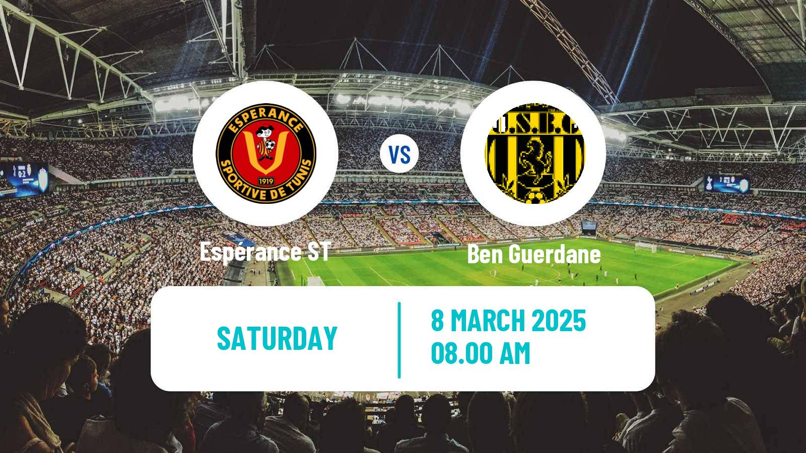 Soccer Tunisian Ligue Professionnelle 1 Espérance ST - Ben Guerdane