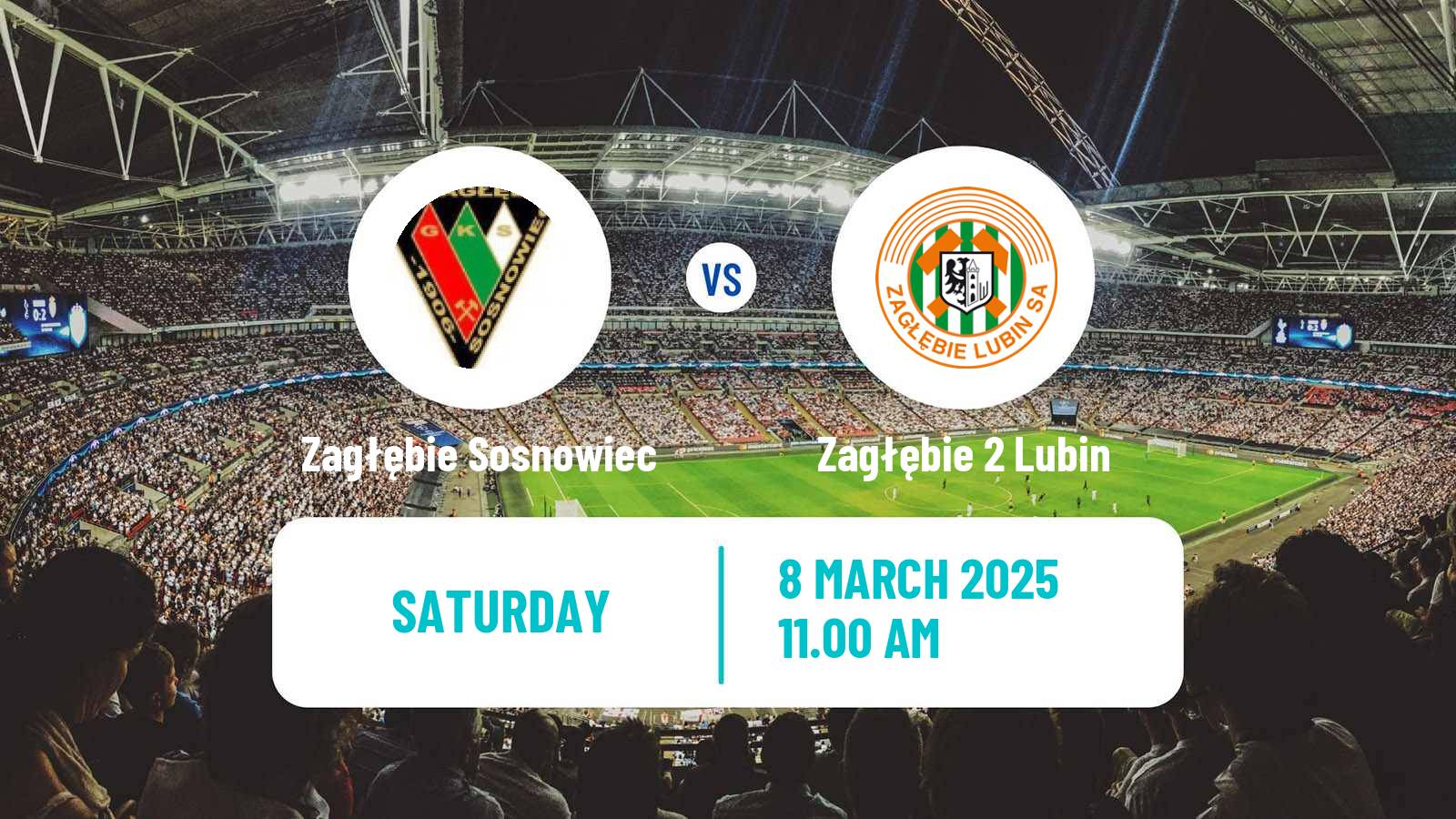 Soccer Polish Division 2 Zagłębie Sosnowiec - Zagłębie 2 Lubin