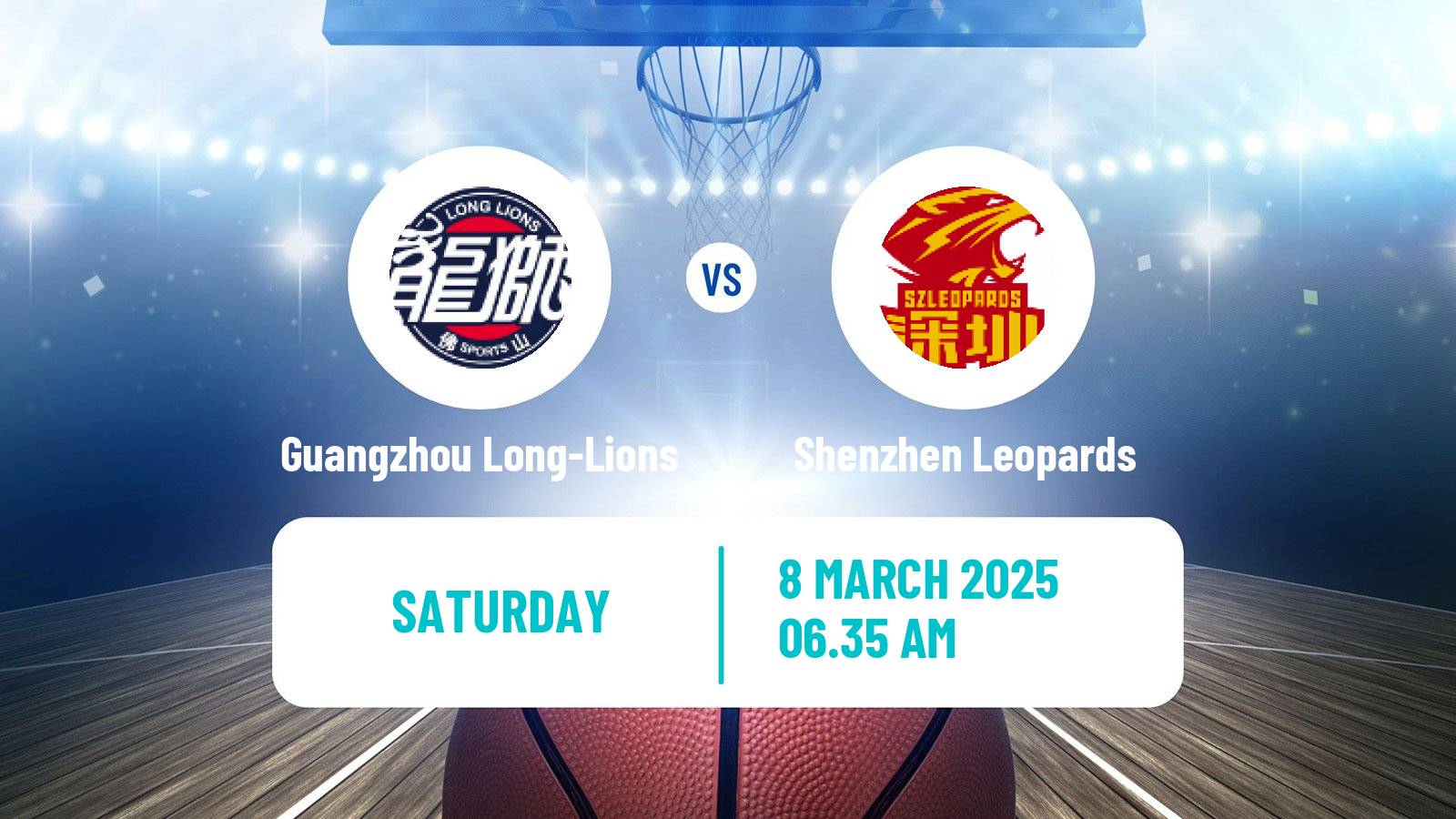 Basketball CBA Guangzhou Long-Lions - Shenzhen Leopards