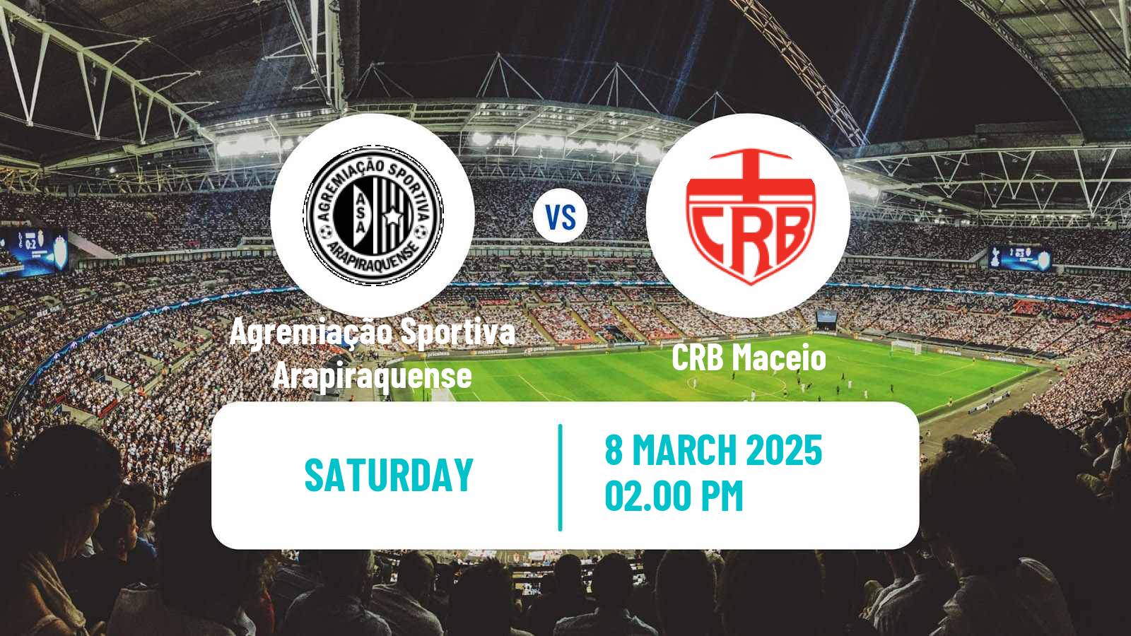 Soccer Brazilian Campeonato Alagoano Agremiação Sportiva Arapiraquense - CRB Maceio