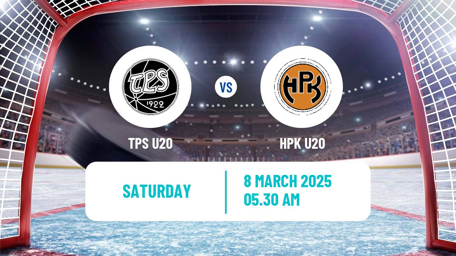 Hockey Finnish SM-sarja U20 TPS U20 - HPK U20