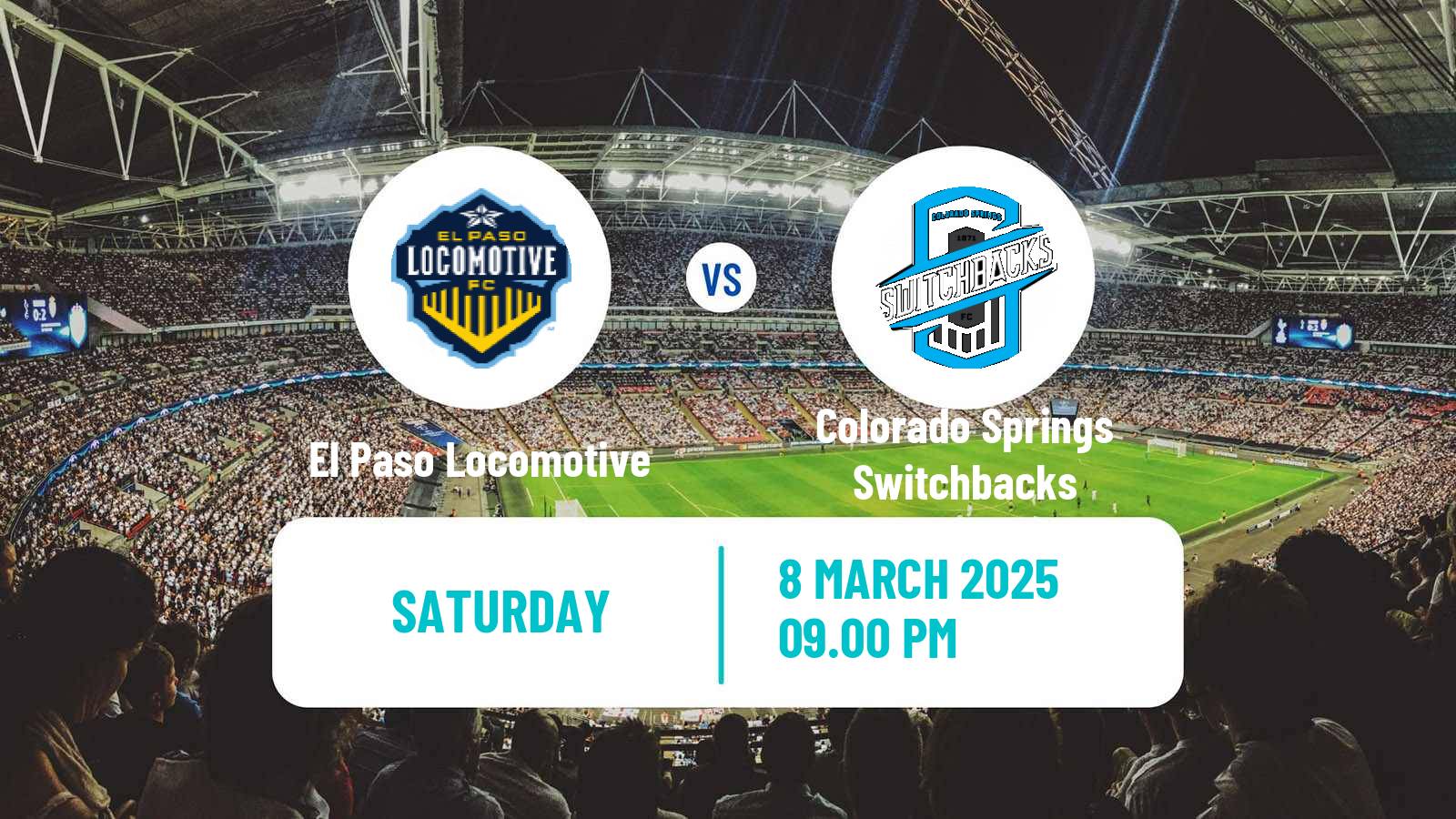 Soccer USL Championship El Paso Locomotive - Colorado Springs Switchbacks