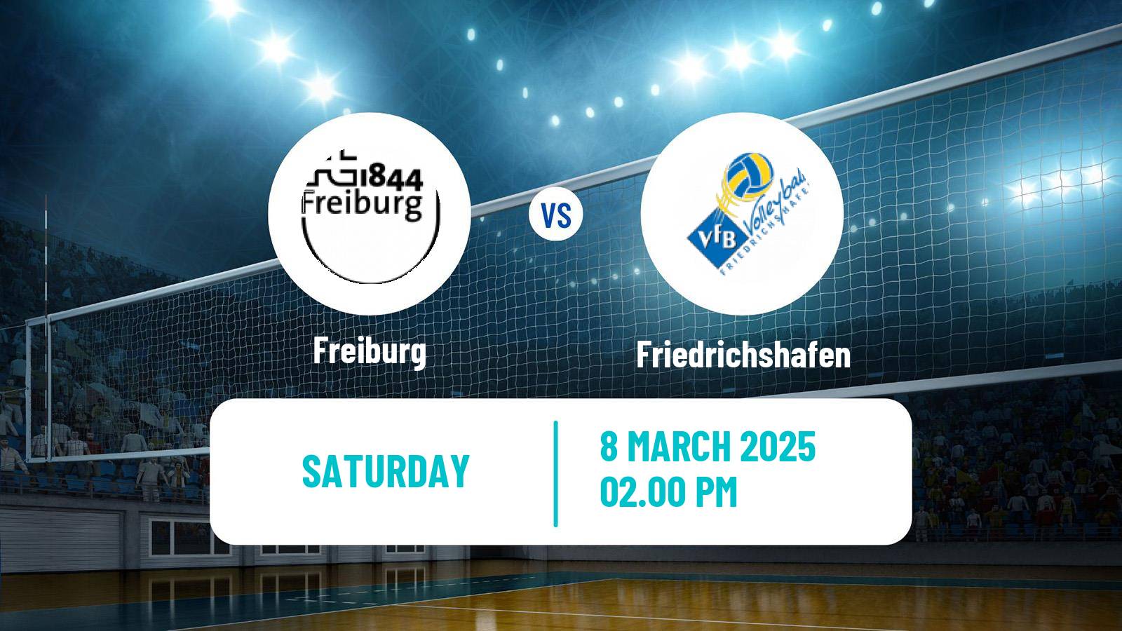 Volleyball German Bundesliga Volleyball Freiburg - Friedrichshafen