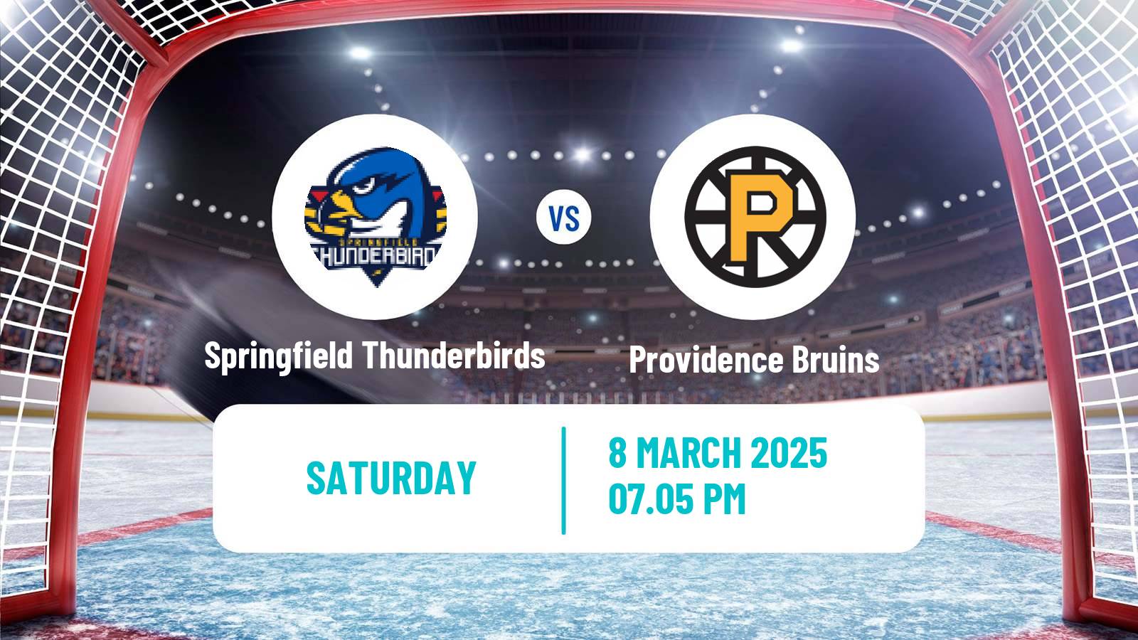 Hockey AHL Springfield Thunderbirds - Providence Bruins