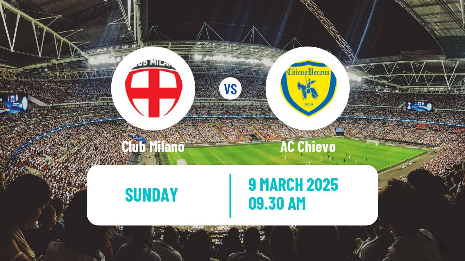 Soccer Italian Serie D - Group B Club Milano - Chievo