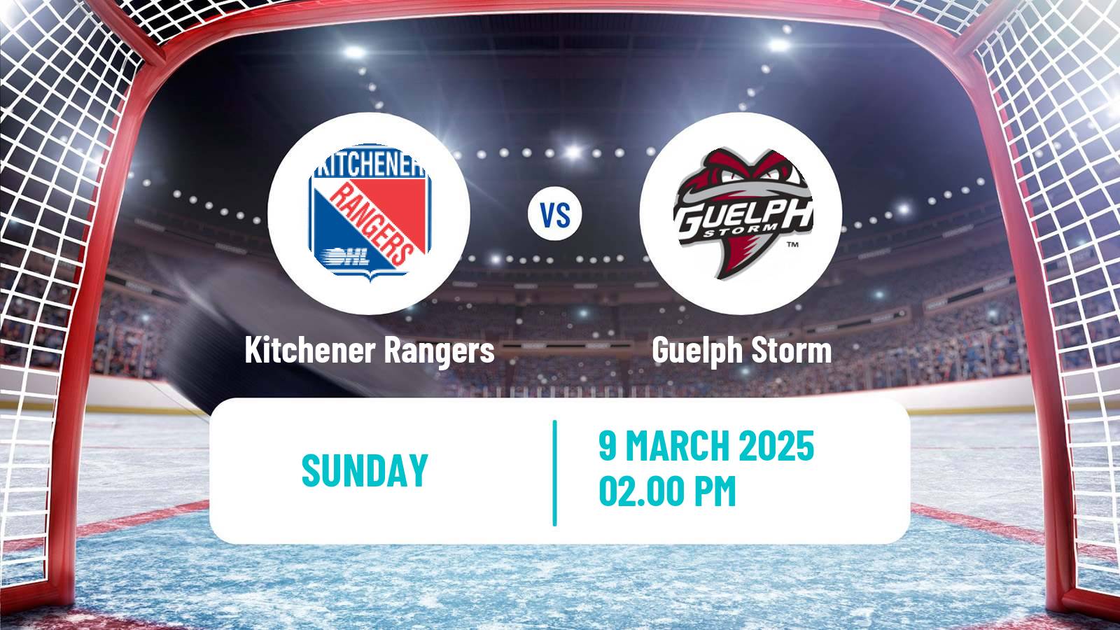 Hockey OHL Kitchener Rangers - Guelph Storm