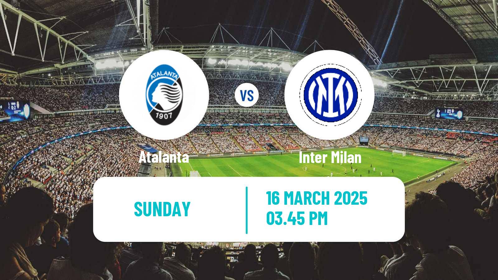 Soccer Italian Serie A Atalanta - Inter Milan