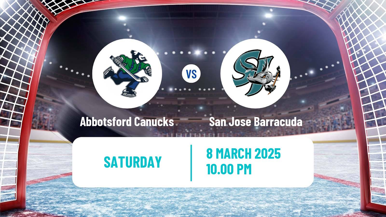 Hockey AHL Abbotsford Canucks - San Jose Barracuda