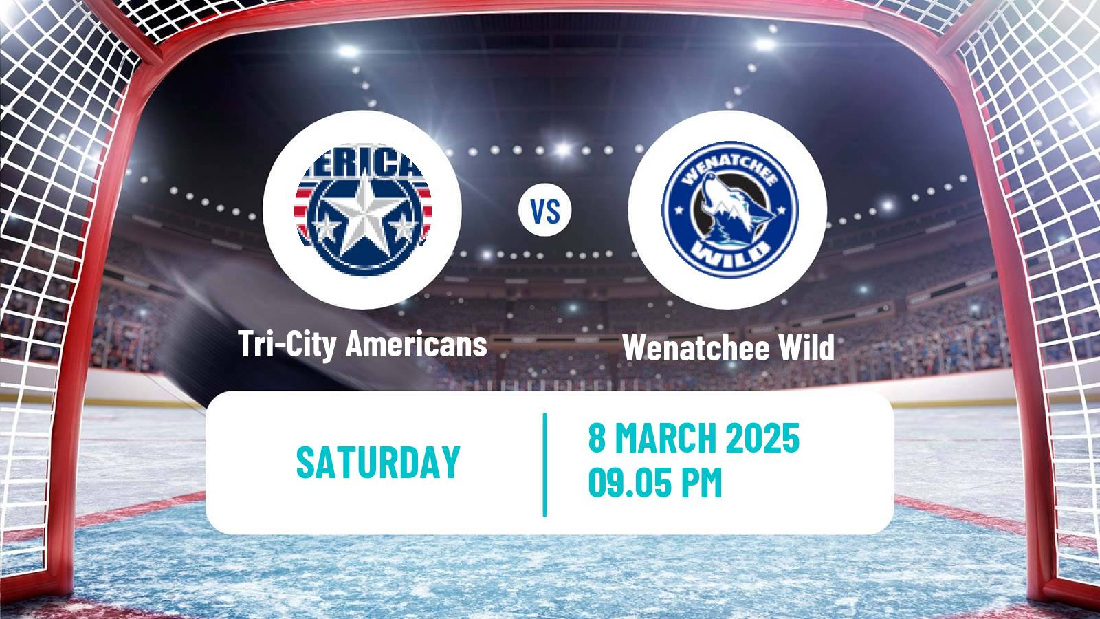 Hockey WHL Tri-City Americans - Wenatchee Wild