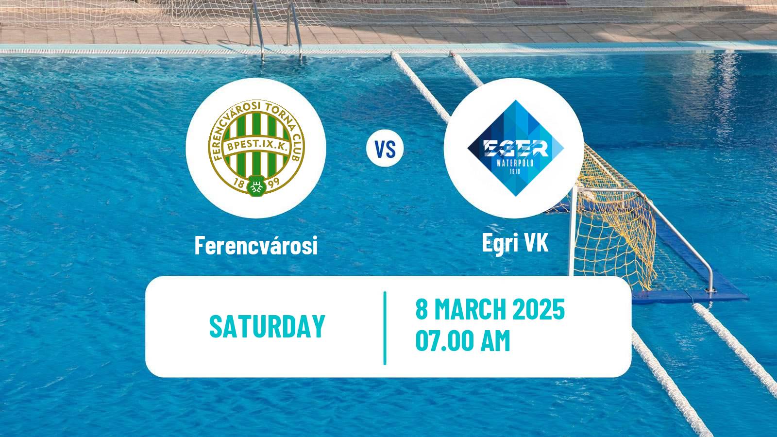 Water polo Hungarian OB I Water Polo Ferencvárosi - Egri VK