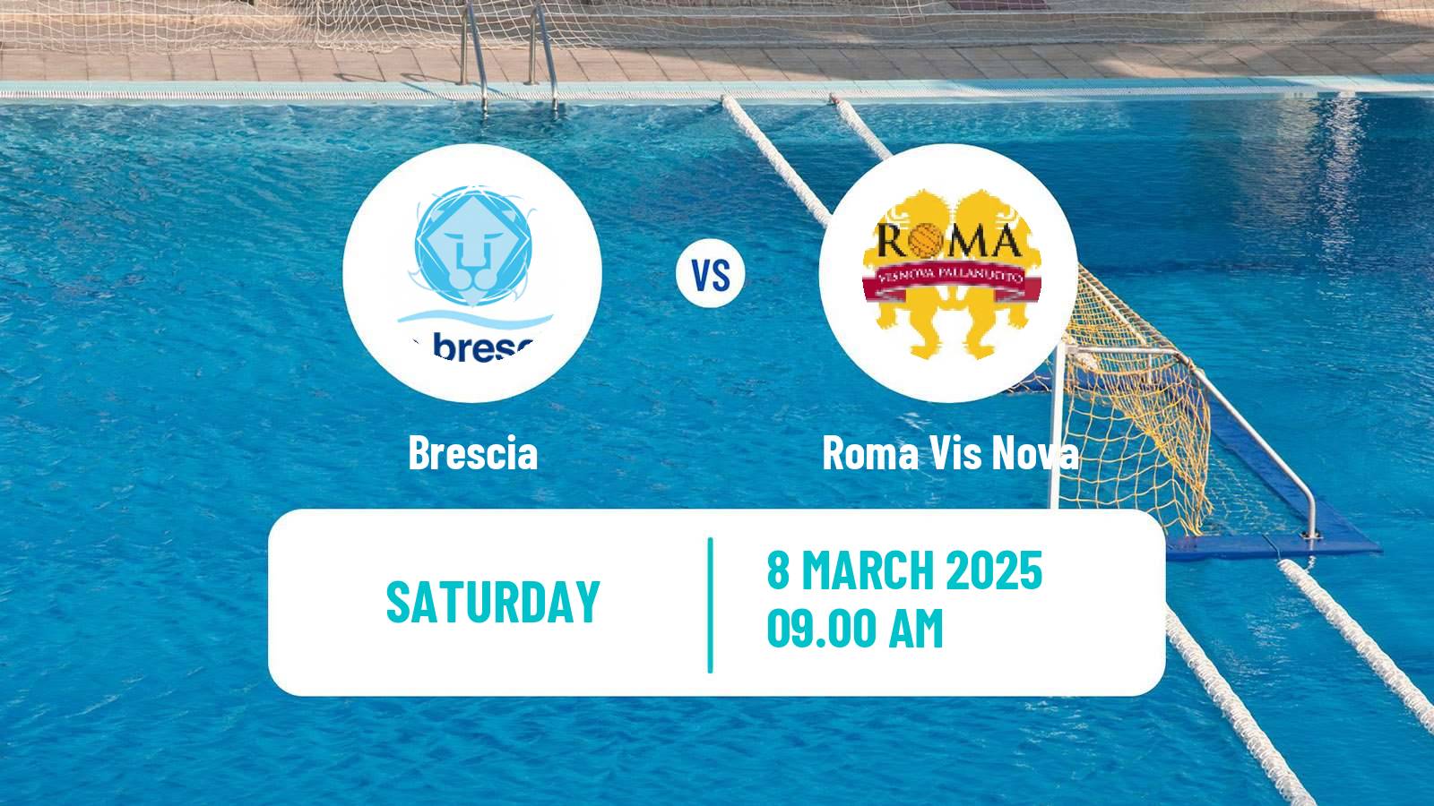 Water polo Italian A1 Water Polo Brescia - Roma Vis Nova