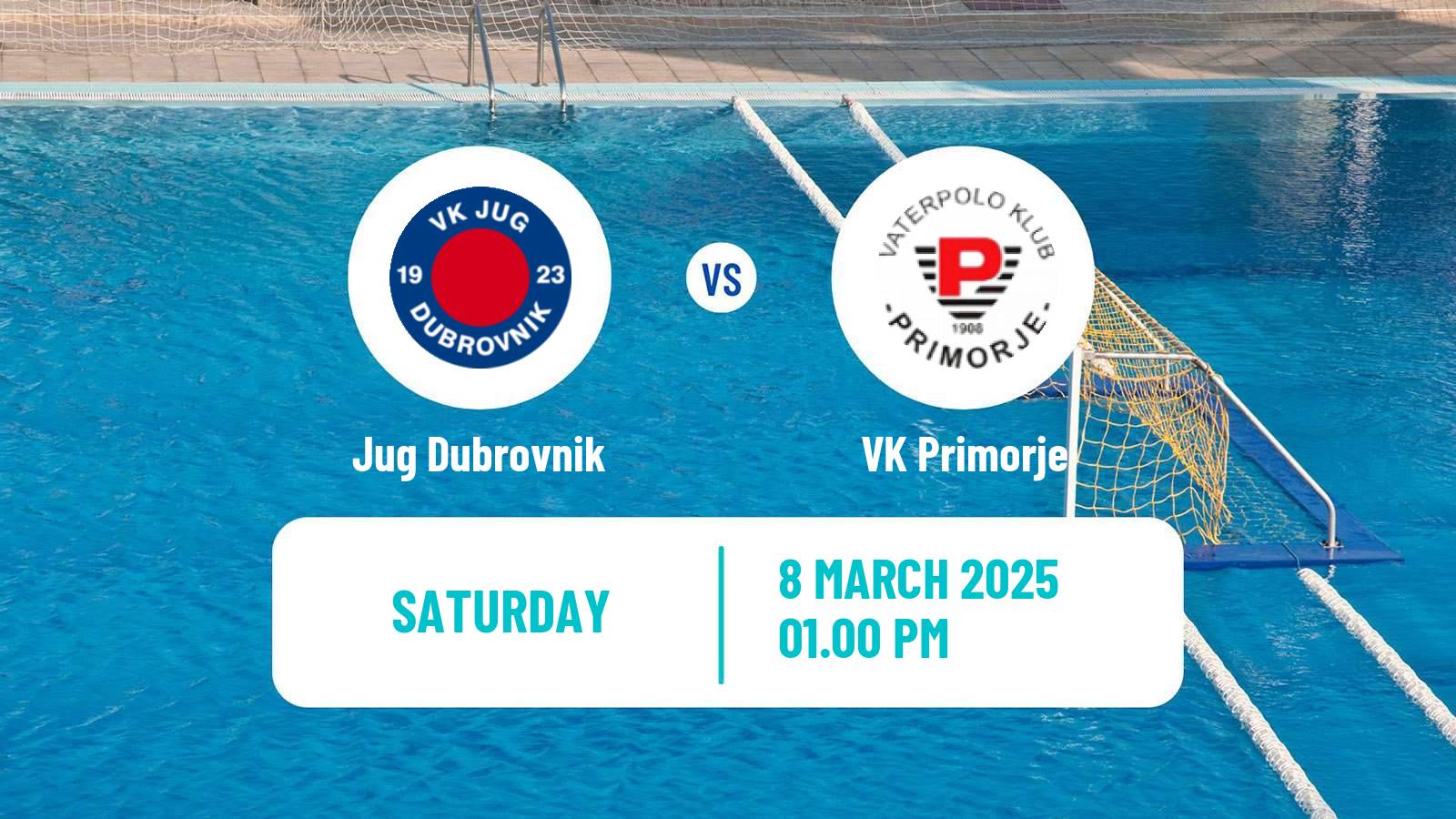 Water polo Serbian Super Liga Water Polo Jug Dubrovnik - Primorje