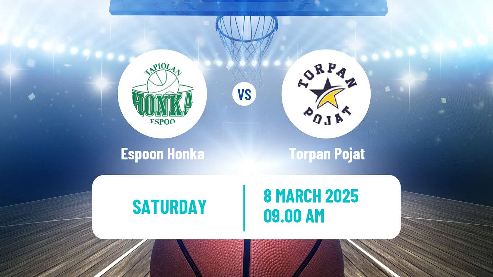 Basketball Finnish Korisliiga Women Espoon Honka - Torpan Pojat