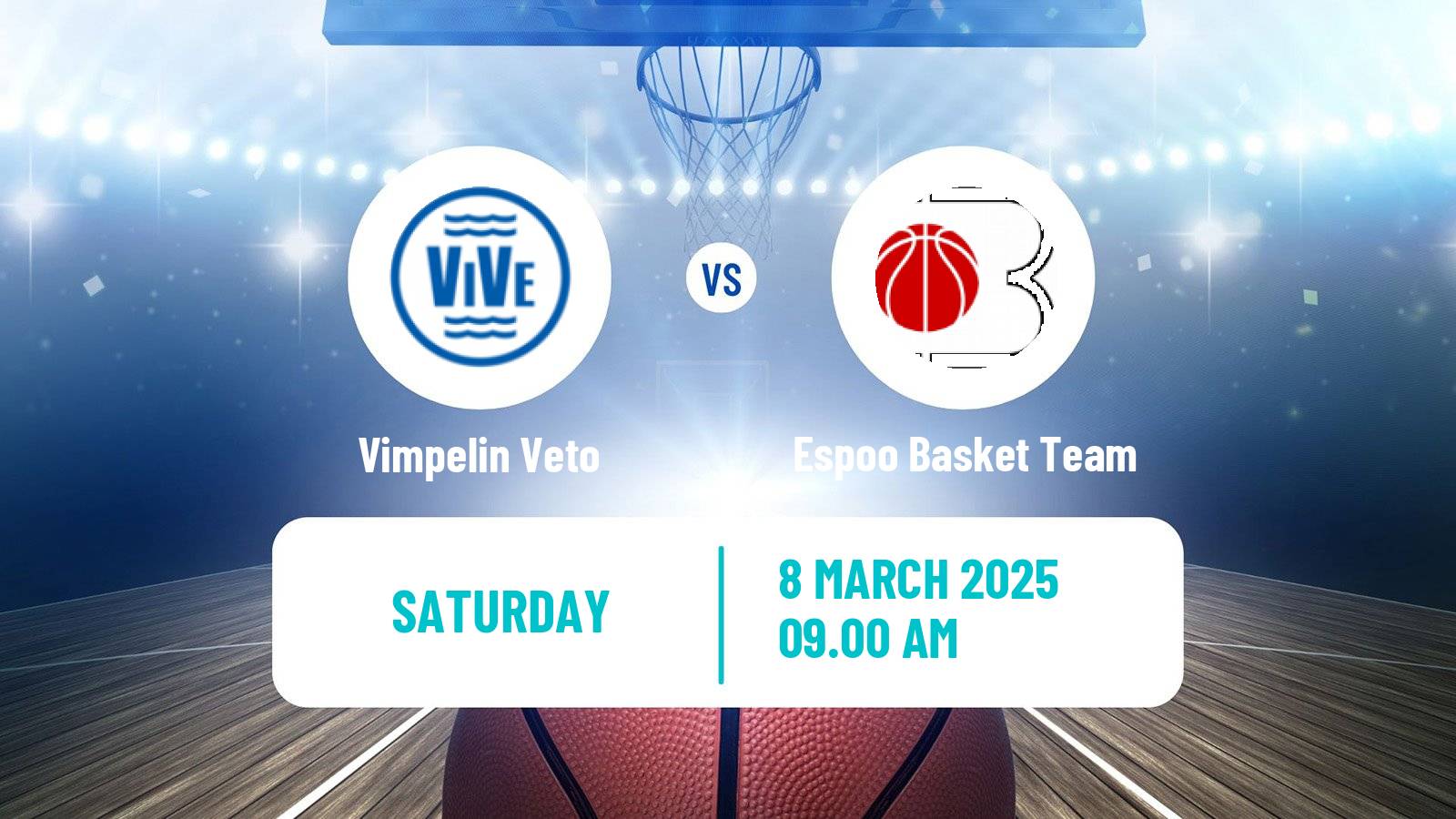 Basketball Finnish Korisliiga Women Vimpelin Veto - Espoo Basket Team