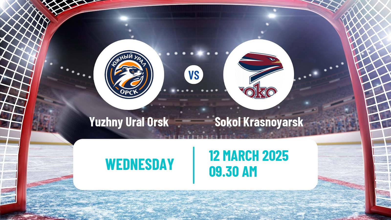 Hockey VHL Yuzhny Ural Orsk - Sokol Krasnoyarsk