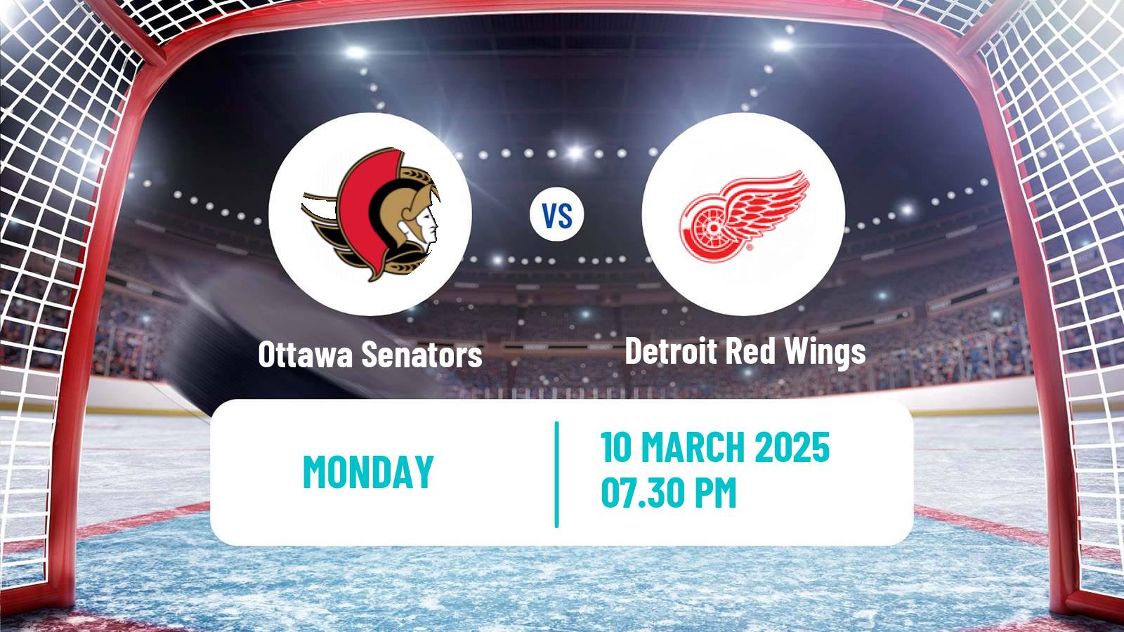 Hockey NHL Ottawa Senators - Detroit Red Wings