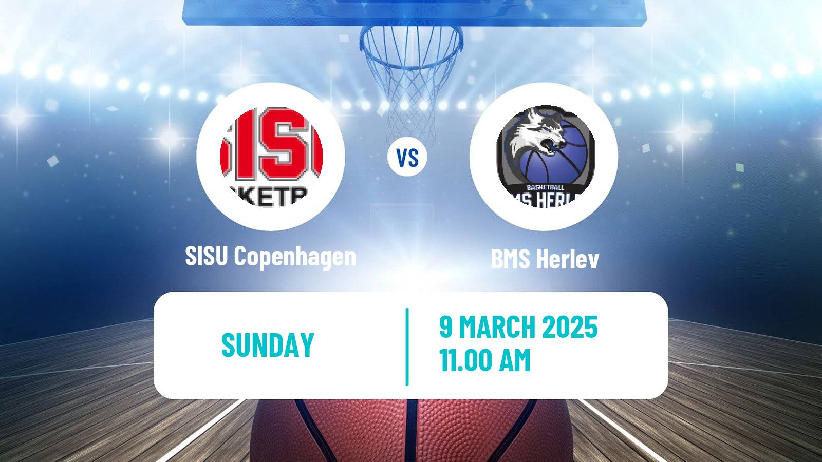 Basketball Danish Basketligaen Women SISU Copenhagen - BMS Herlev