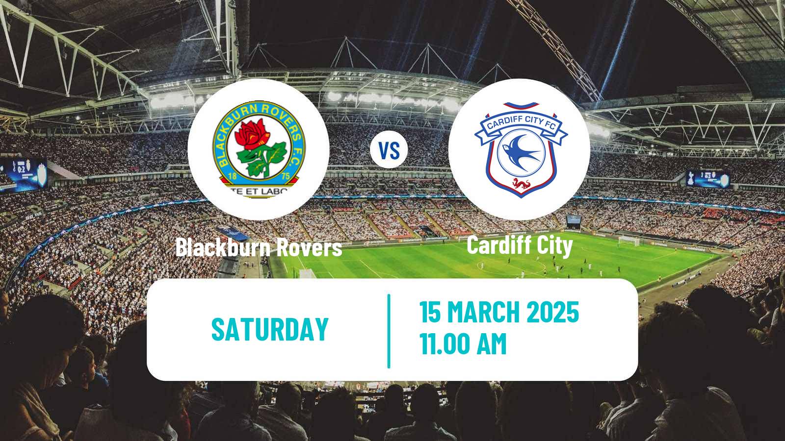 Soccer English League Championship Blackburn Rovers - Cardiff City