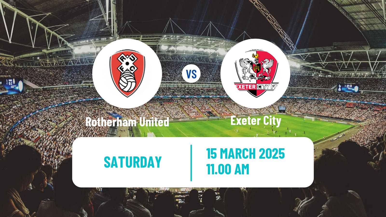 Soccer English League One Rotherham United - Exeter City