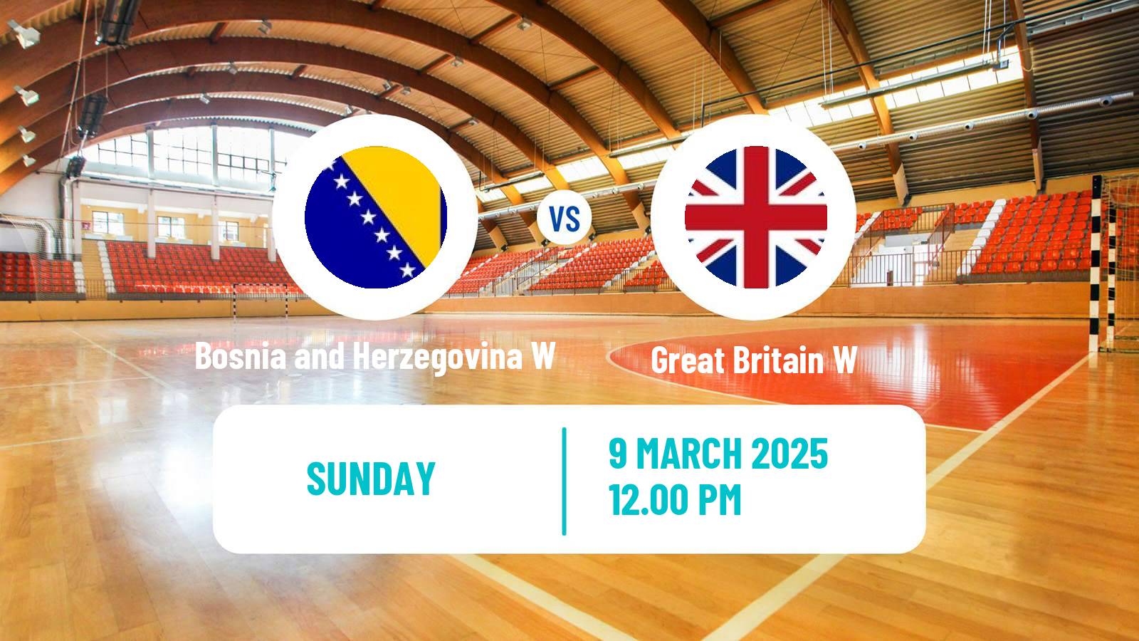 Handball Handball European Championship Women Bosnia and Herzegovina W - Great Britain W