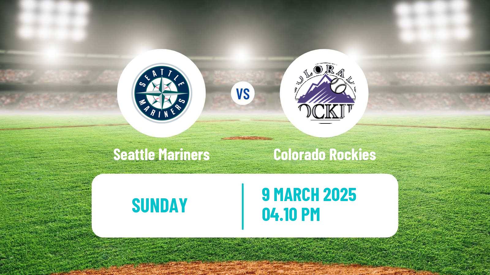 Baseball MLB Spring Training Seattle Mariners - Colorado Rockies