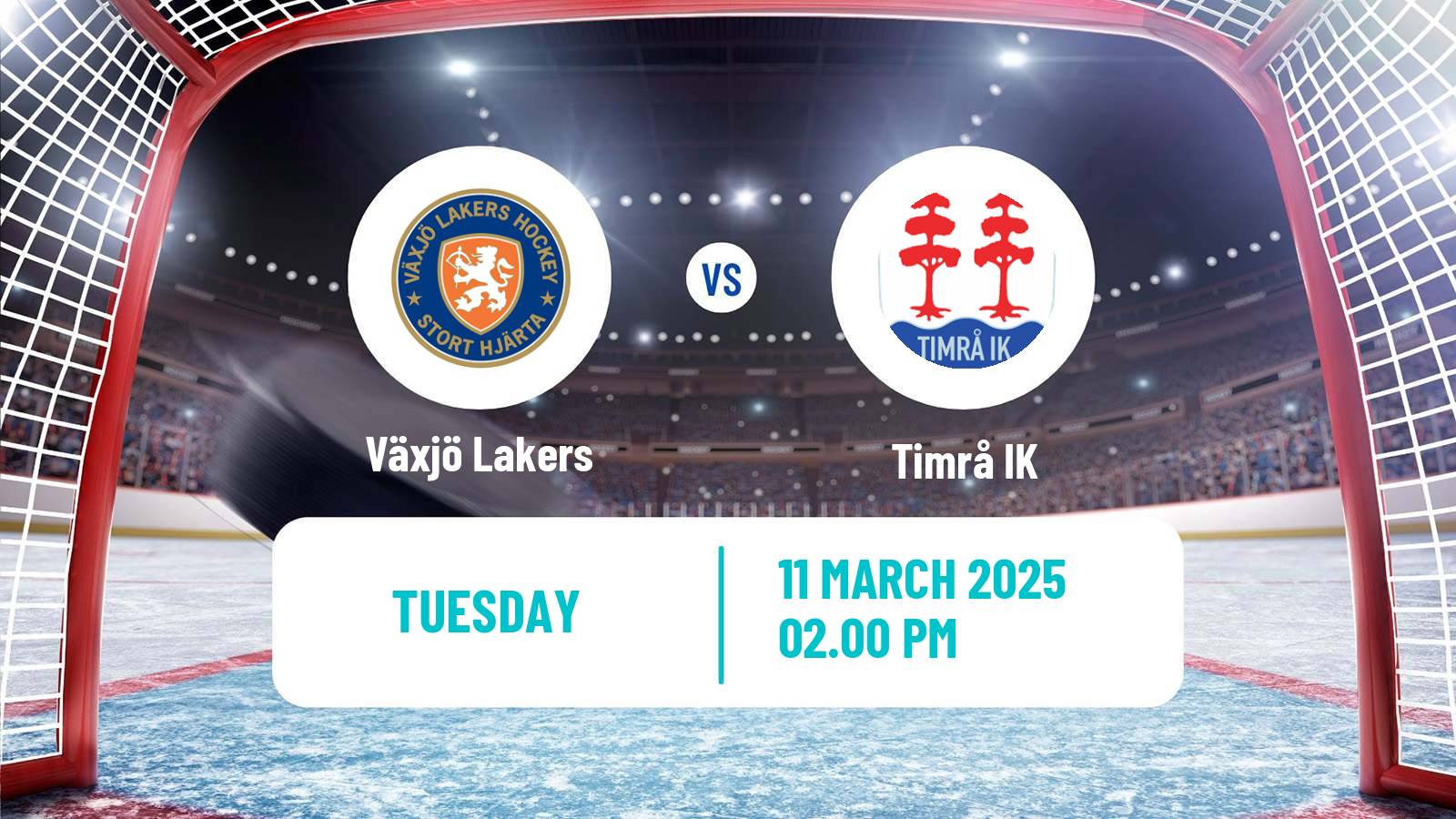Hockey SHL Växjö Lakers - Timrå