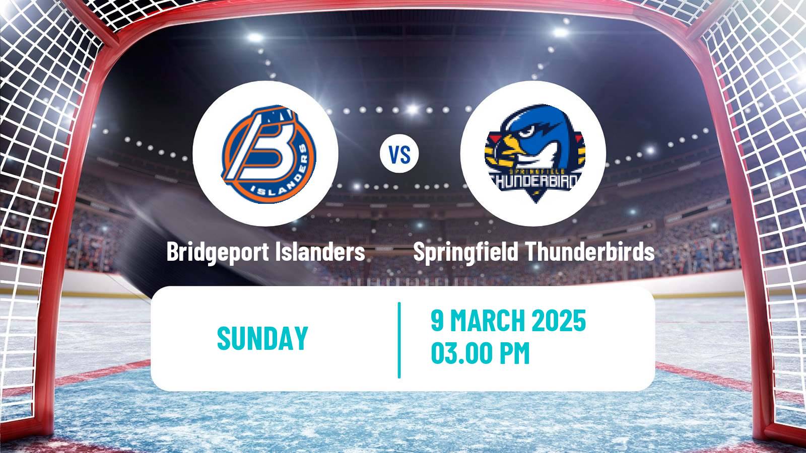 Hockey AHL Bridgeport Islanders - Springfield Thunderbirds