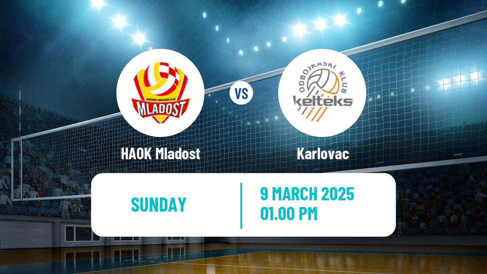 Volleyball Croatian Superliga Volleyball Women HAOK Mladost - Karlovac