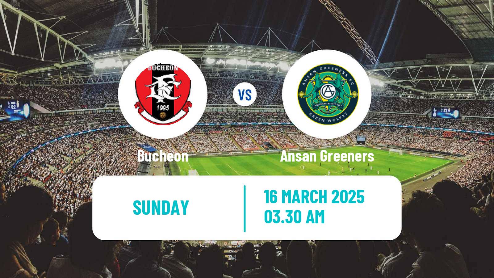 Soccer South Korean K-League 2 Bucheon - Ansan Greeners