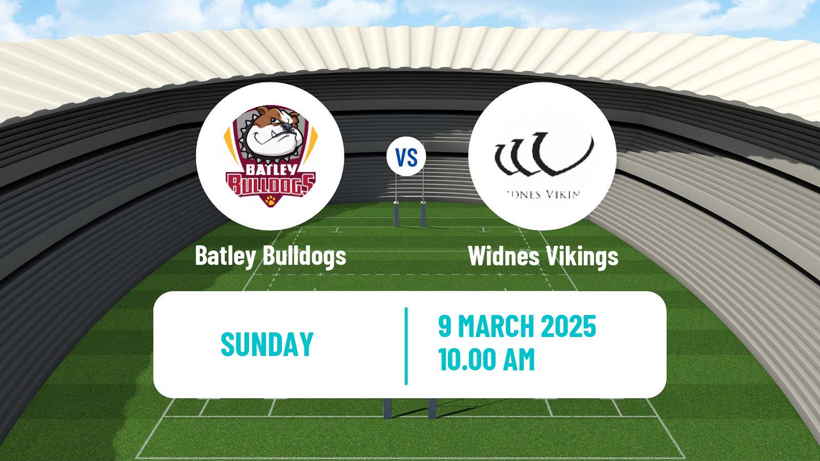 Rugby league English Championship Rugby League Batley Bulldogs - Widnes Vikings