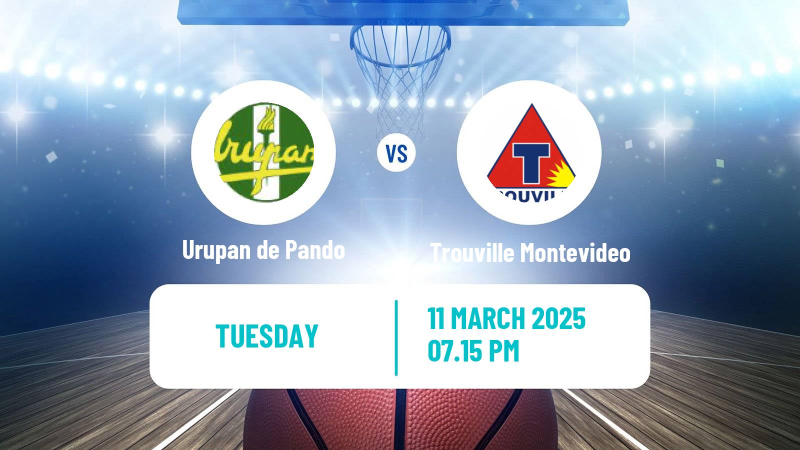 Basketball Uruguayan Liga Basketball Urupan de Pando - Trouville Montevideo