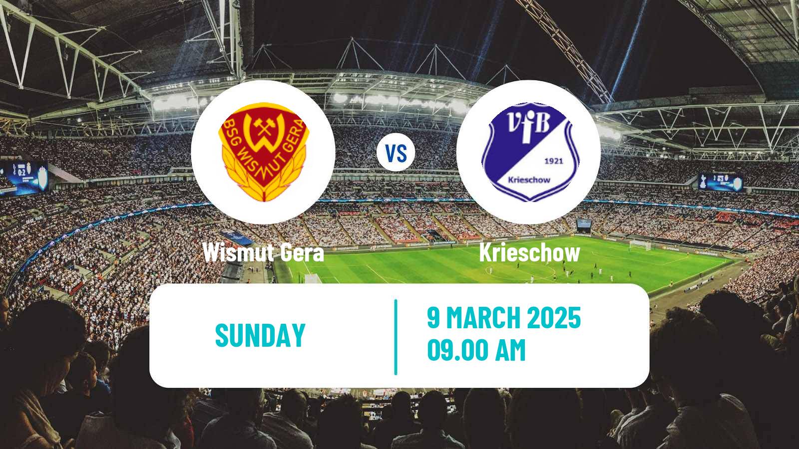 Soccer German Oberliga NOFV- Süd Wismut Gera - Krieschow