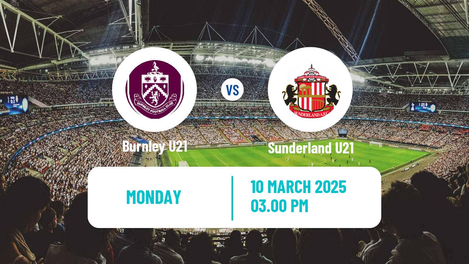 Soccer English Premier League Cup Burnley U21 - Sunderland U21