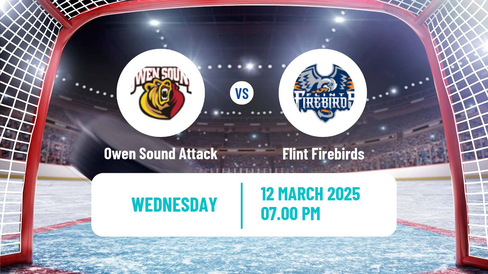 Hockey OHL Owen Sound Attack - Flint Firebirds