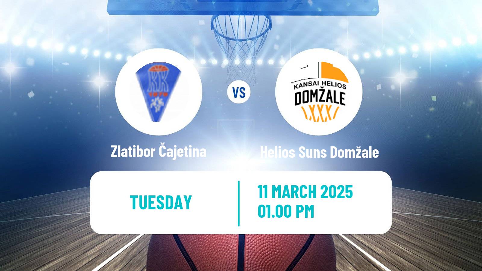 Basketball Adriatic League 2 Zlatibor Čajetina - Helios Suns Domžale