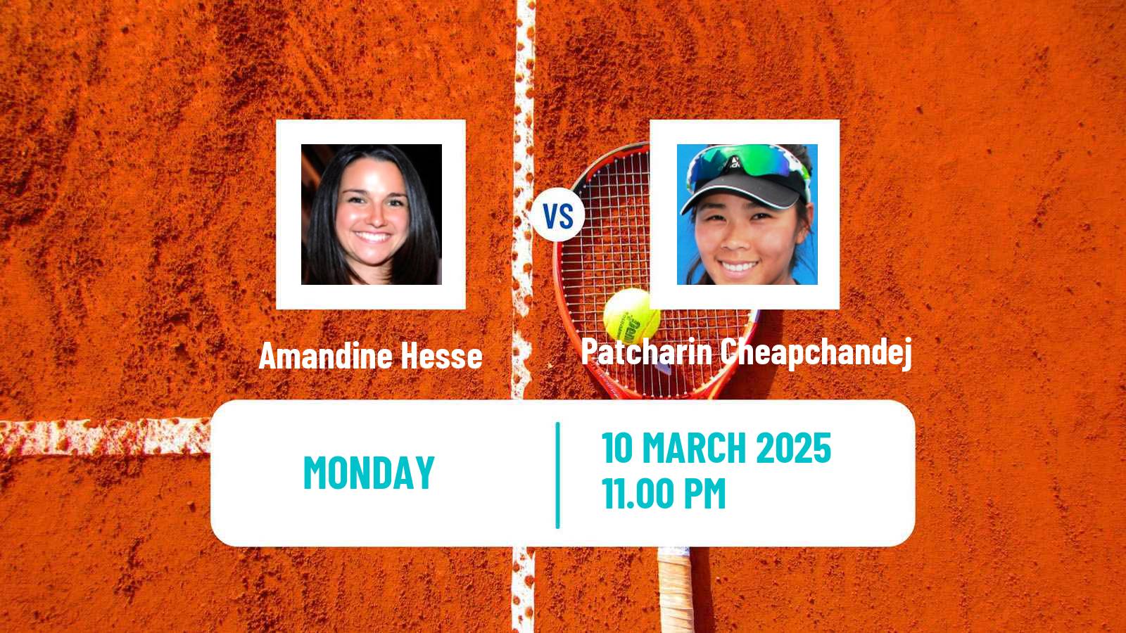 Tennis ITF W35 Nonthaburi Women Amandine Hesse - Patcharin Cheapchandej