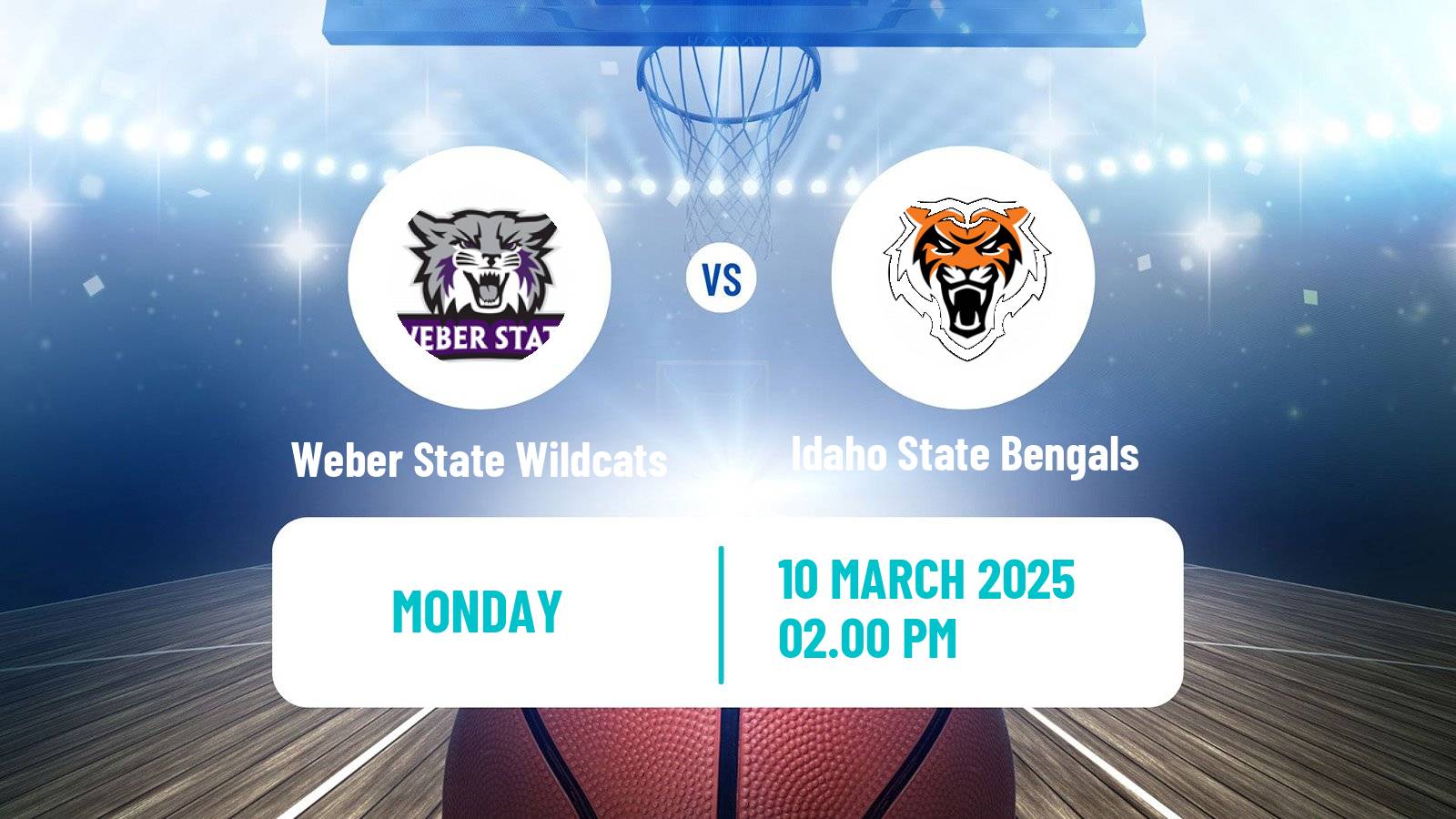 Basketball NCAA College Basketball Women Weber State Wildcats - Idaho State Bengals
