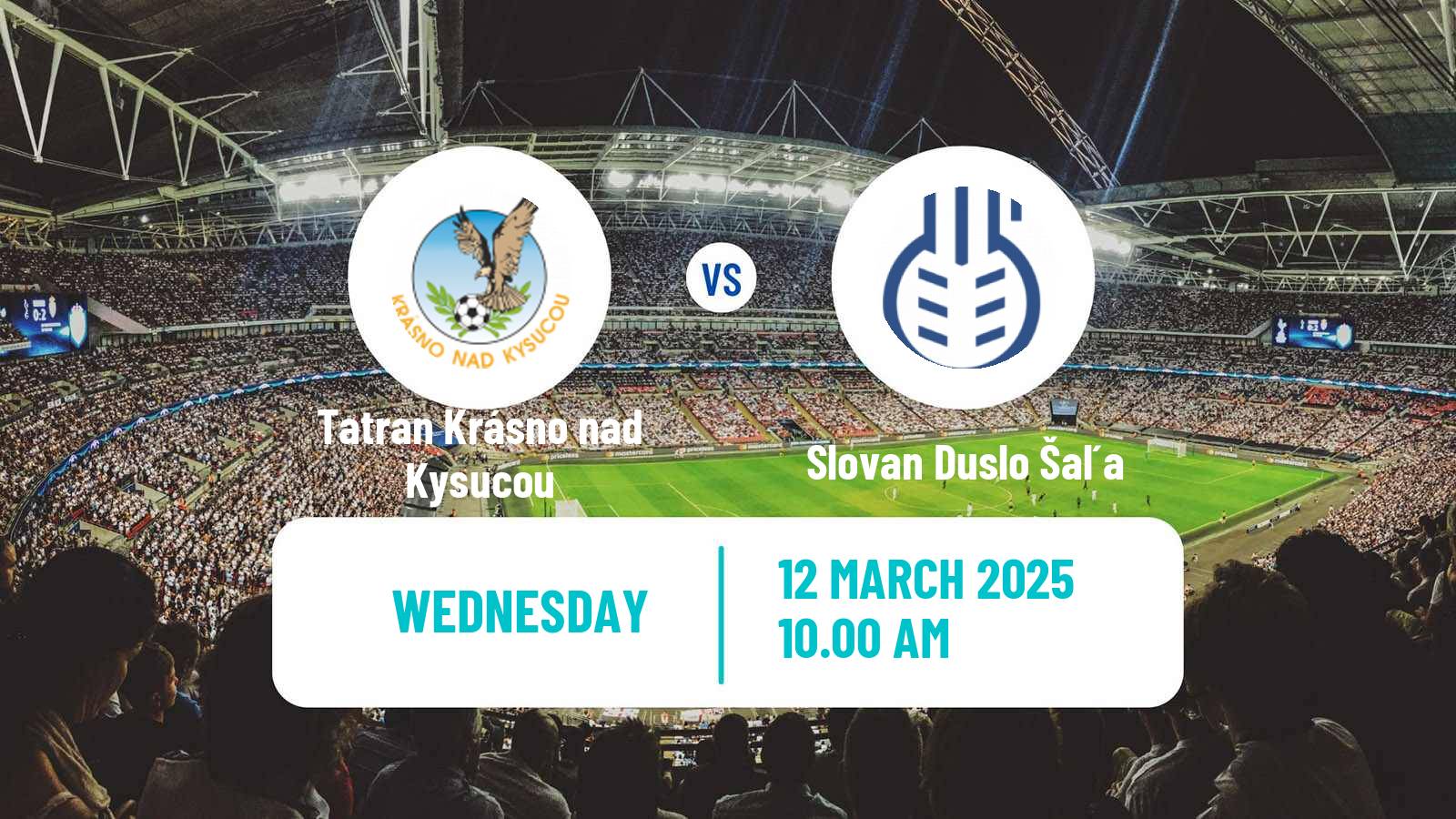 Soccer Slovak 3 Liga West Tatran Krásno nad Kysucou - Slovan Duslo Šaľa