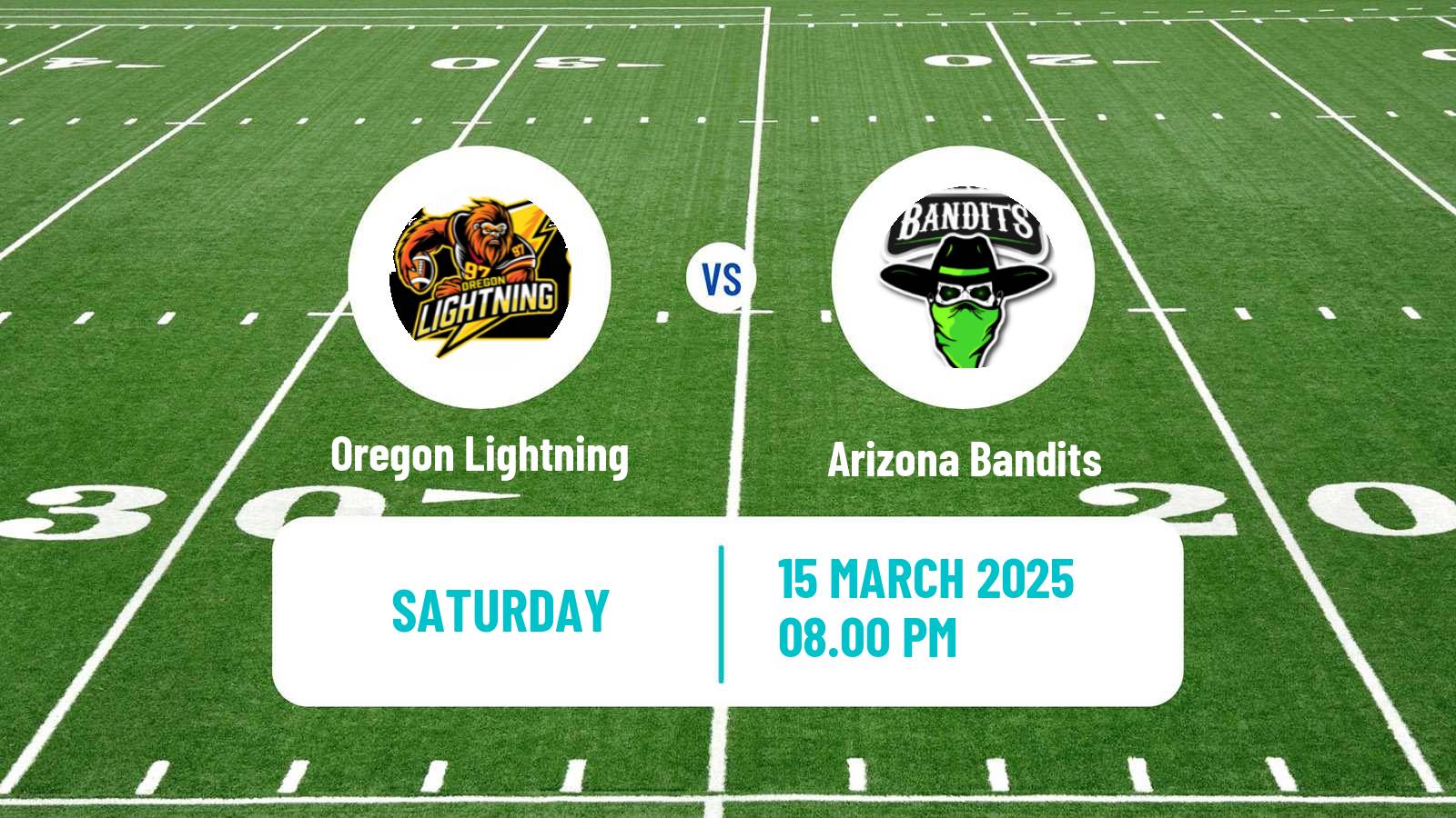 Arena football AF1 Oregon Lightning - Arizona Bandits