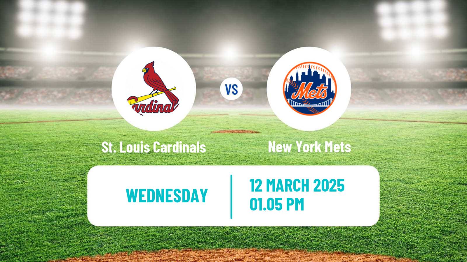 Baseball MLB Spring Training St. Louis Cardinals - New York Mets