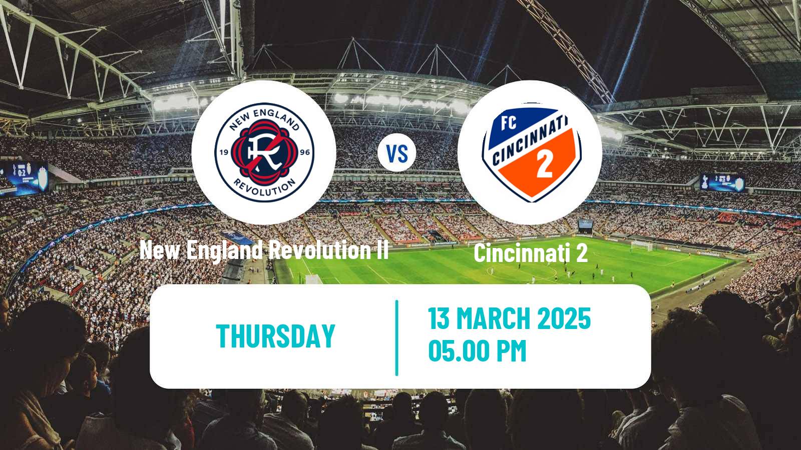 Soccer MLS Next Pro New England Revolution II - Cincinnati 2