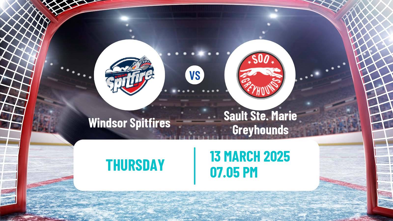 Hockey OHL Windsor Spitfires - Sault Ste. Marie Greyhounds