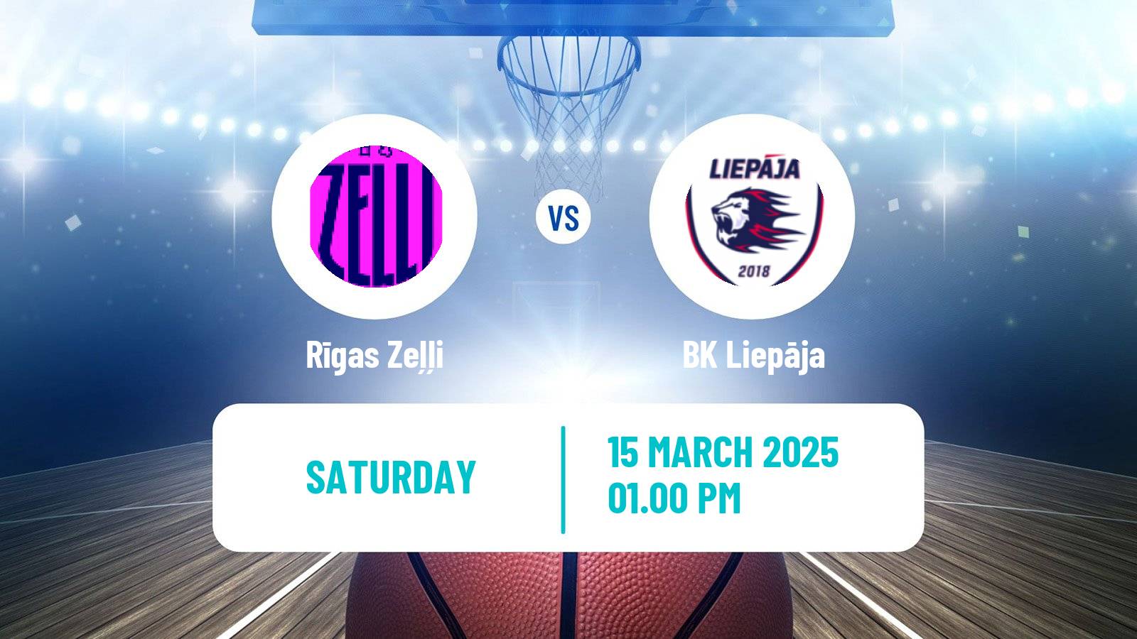 Basketball Estonian–Latvian Basketball League Rīgas Zeļļi - Liepāja