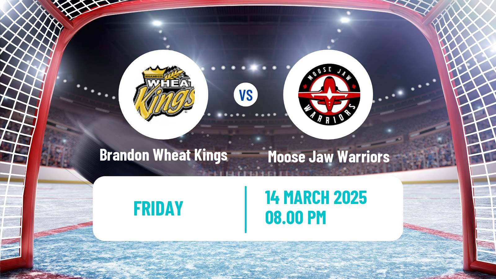 Hockey WHL Brandon Wheat Kings - Moose Jaw Warriors