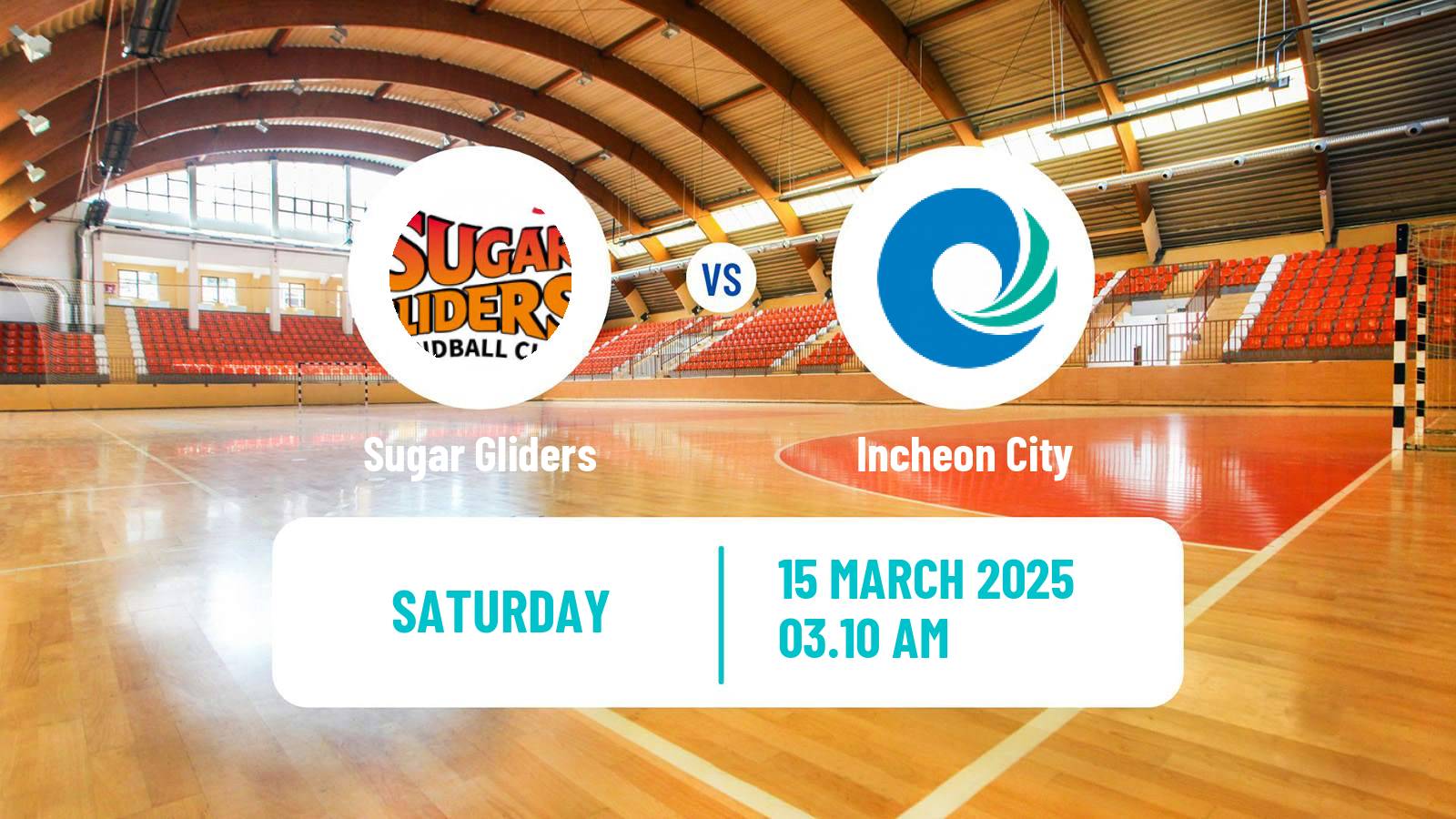 Handball South Korean 1st League Handball Women Sugar Gliders - Incheon City