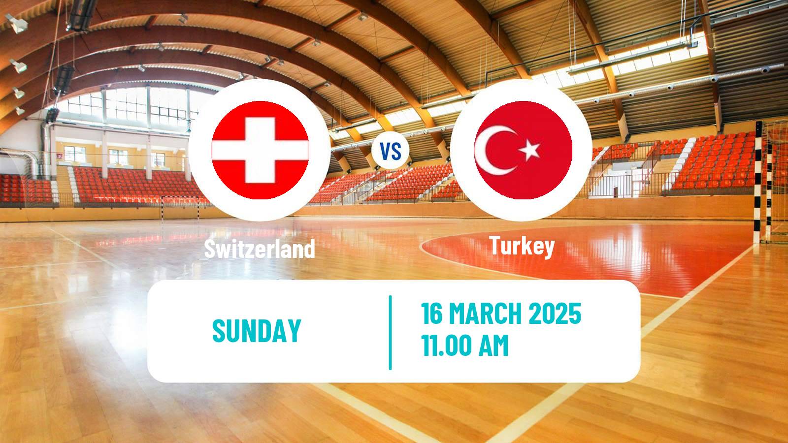 Handball Handball European Championship Switzerland - Turkey